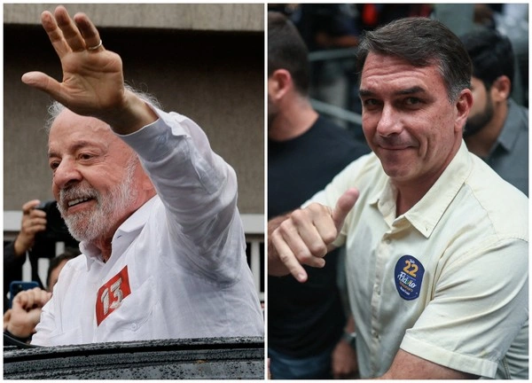 Lula ganha 10,3 milhões de votos no 2º turno e Flávio, 3,7 milhões