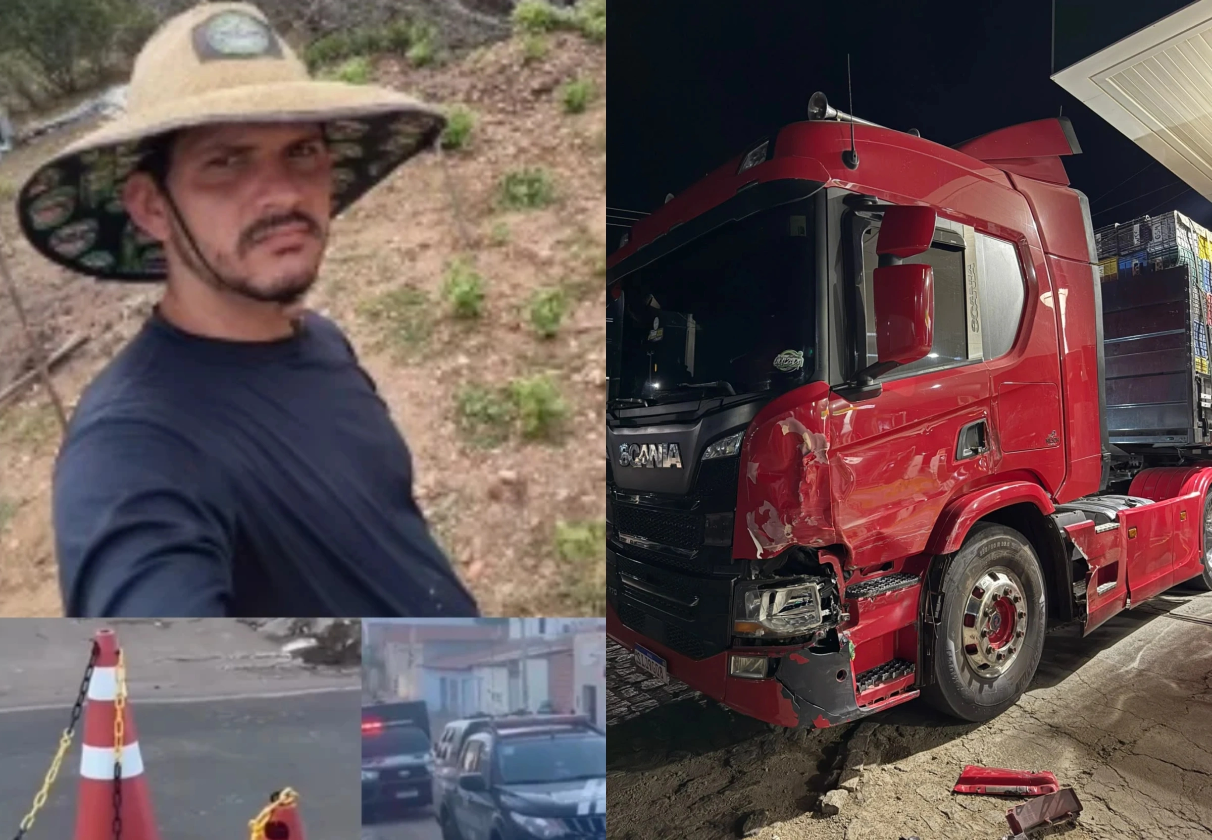Jovem fere ex atual namorado com golpes de facão e morre após colidir moto contra caminhão no Piauí