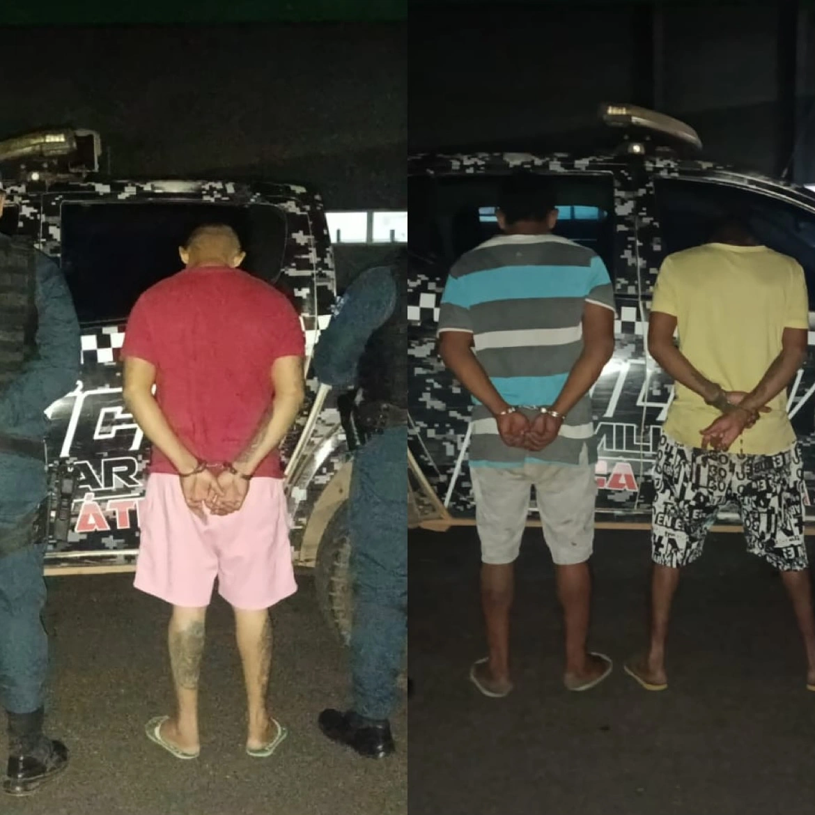 PM-PI prende três homens e apreende duas armas de fogo em ações realizadas em Piripiri