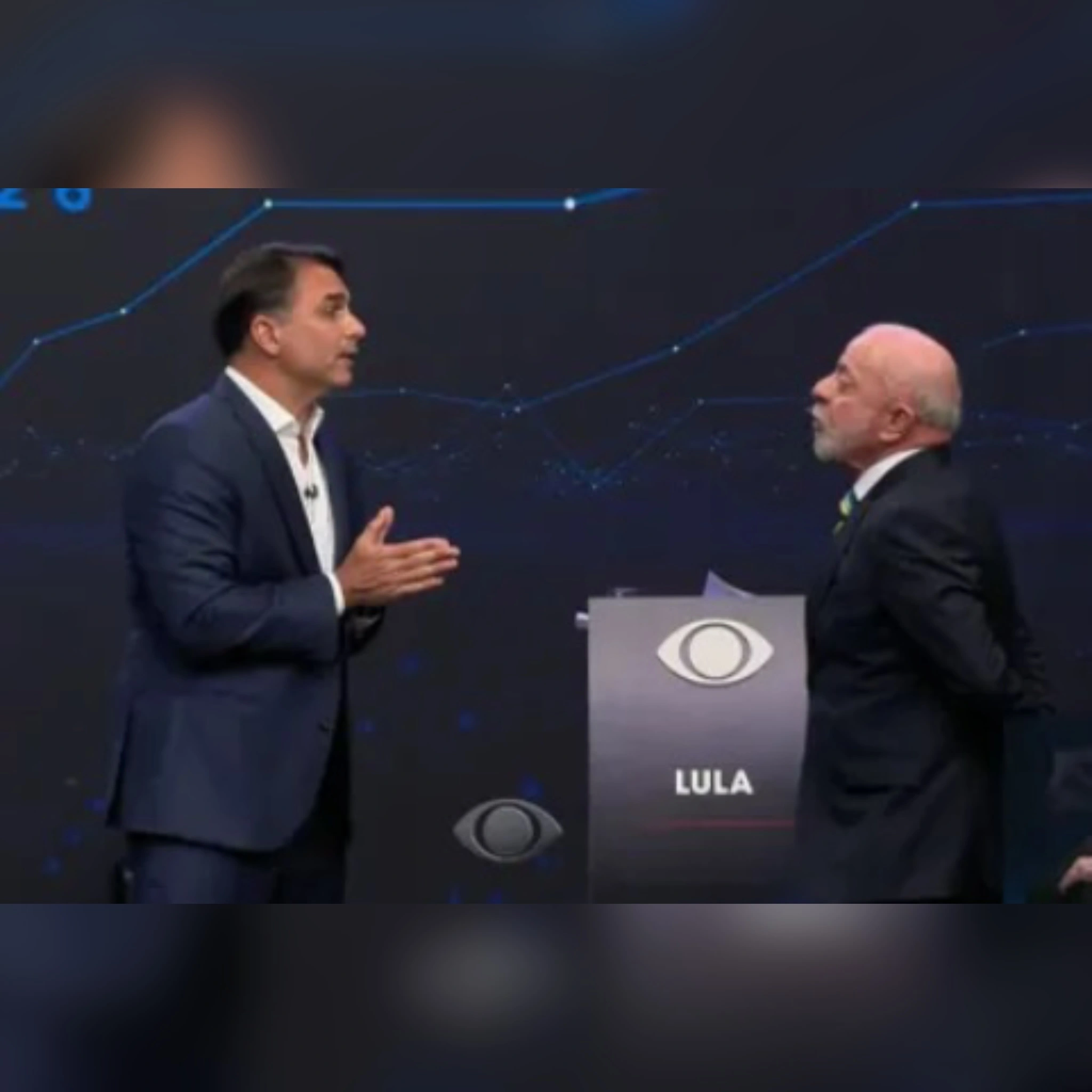 Ataques marcam 1º debate na TV entre Lula e Flávio; veja principais pontos