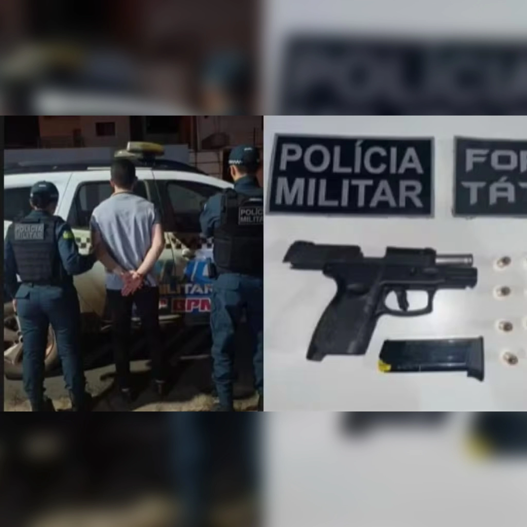 Homem exibe pistola em festival no Piauí, diz que pegou arma emprestada de PM e é conduzido à delegacia no interior do PI
