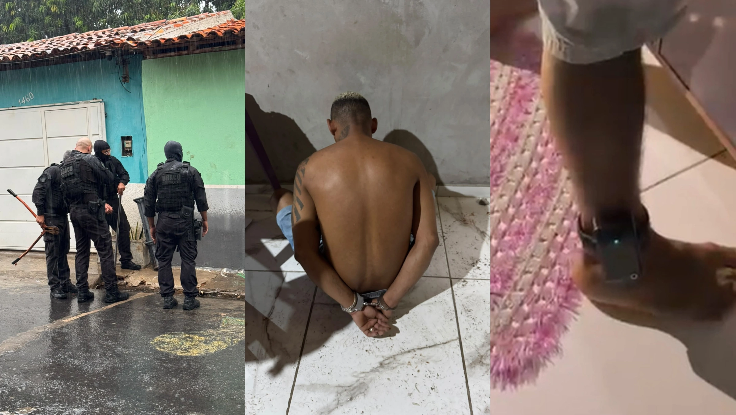 DRACO realiza operação contra facção suspeita de tráfico de drogas e comércio ilegal de armas em Teresina