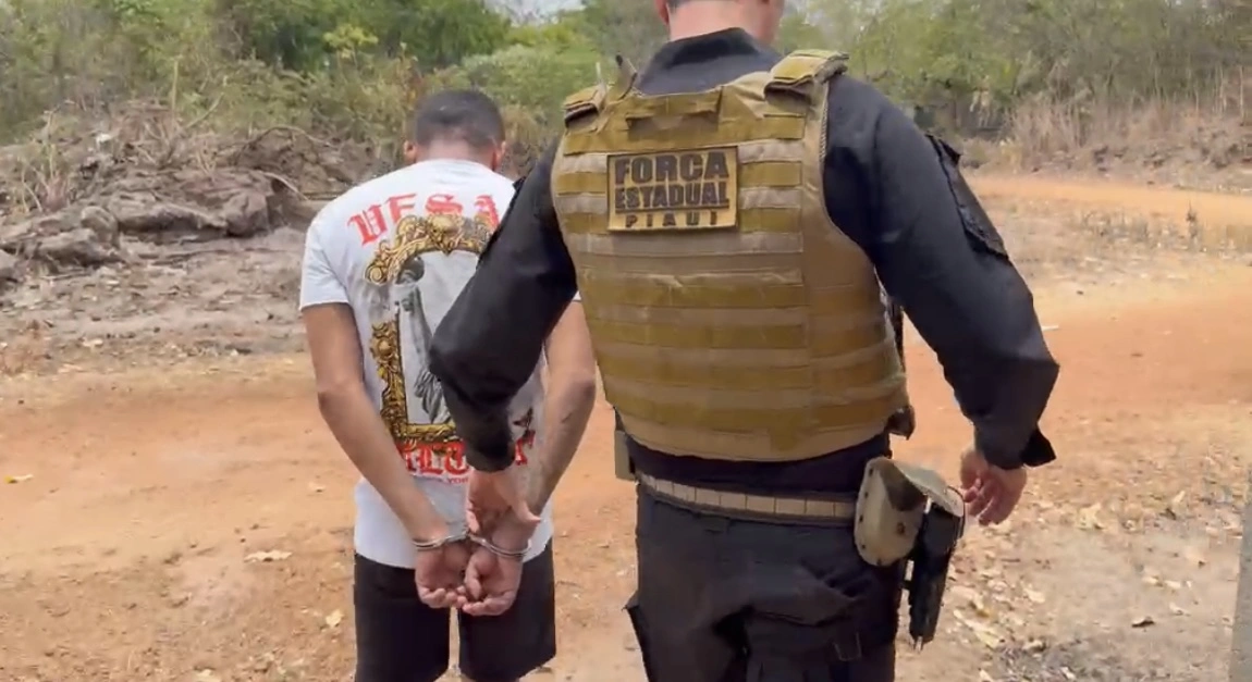 SSP-PI prende homem com histórico de homicídio, tráfico de drogas e fugas do sistema prisional em Esperantina