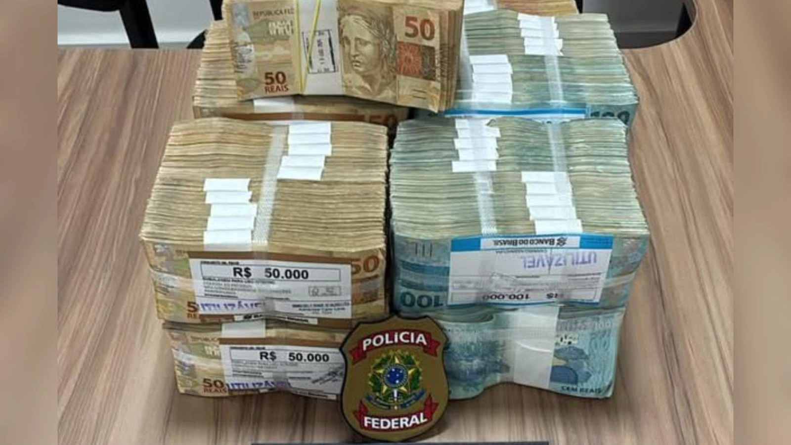PF prende três homens com cerca de R$ 750 mil em espécie nas proximidades de banco em Picos