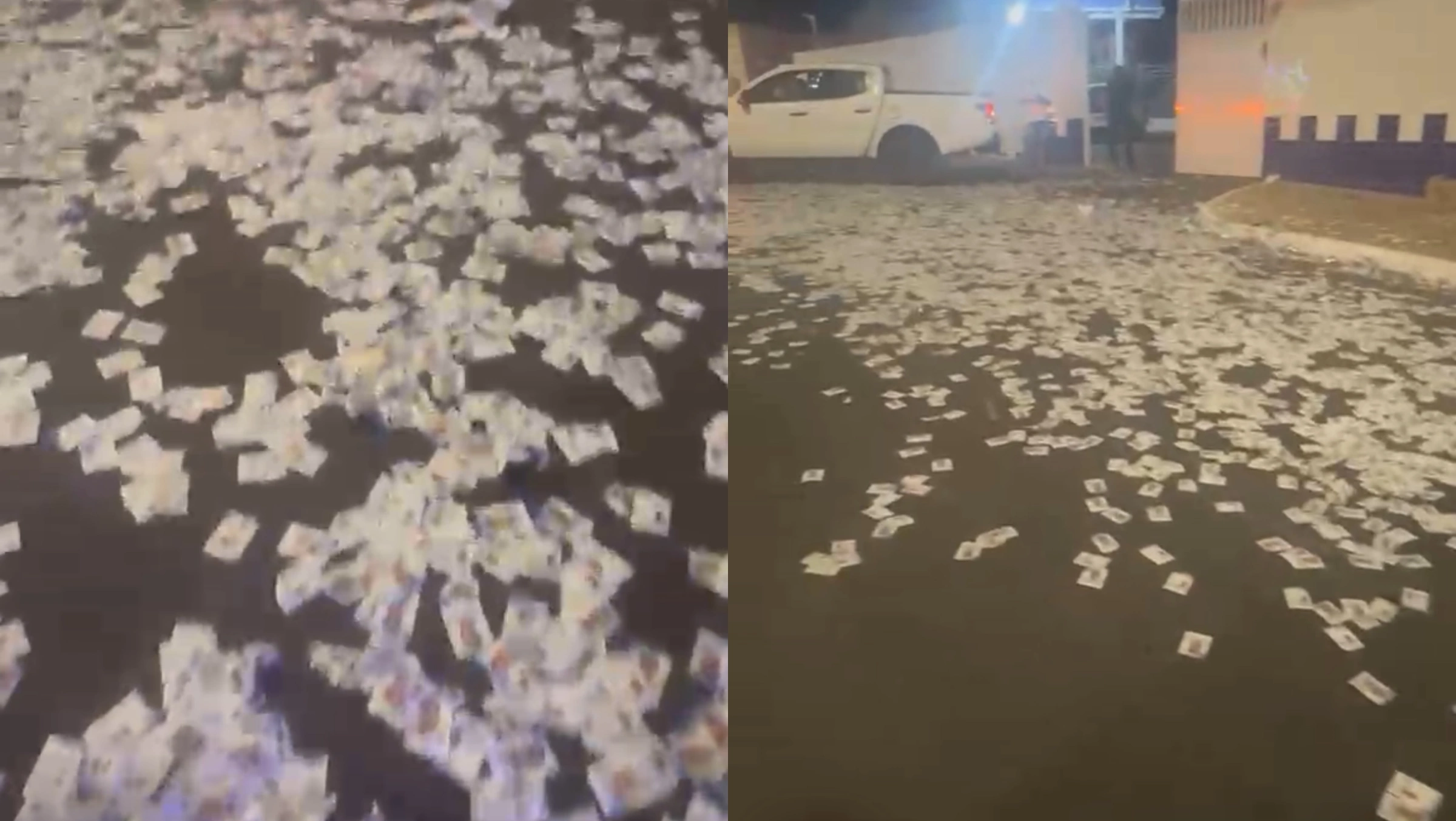 Apoiadores de Joel Rodrigues deixam rua suja com centenas de santinhos na porta da TV Clube; moradora critica